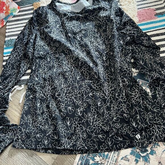 Hang Ten Ladies' Sun Tee UPF 50+ protection Black L - Picture 2 of 10